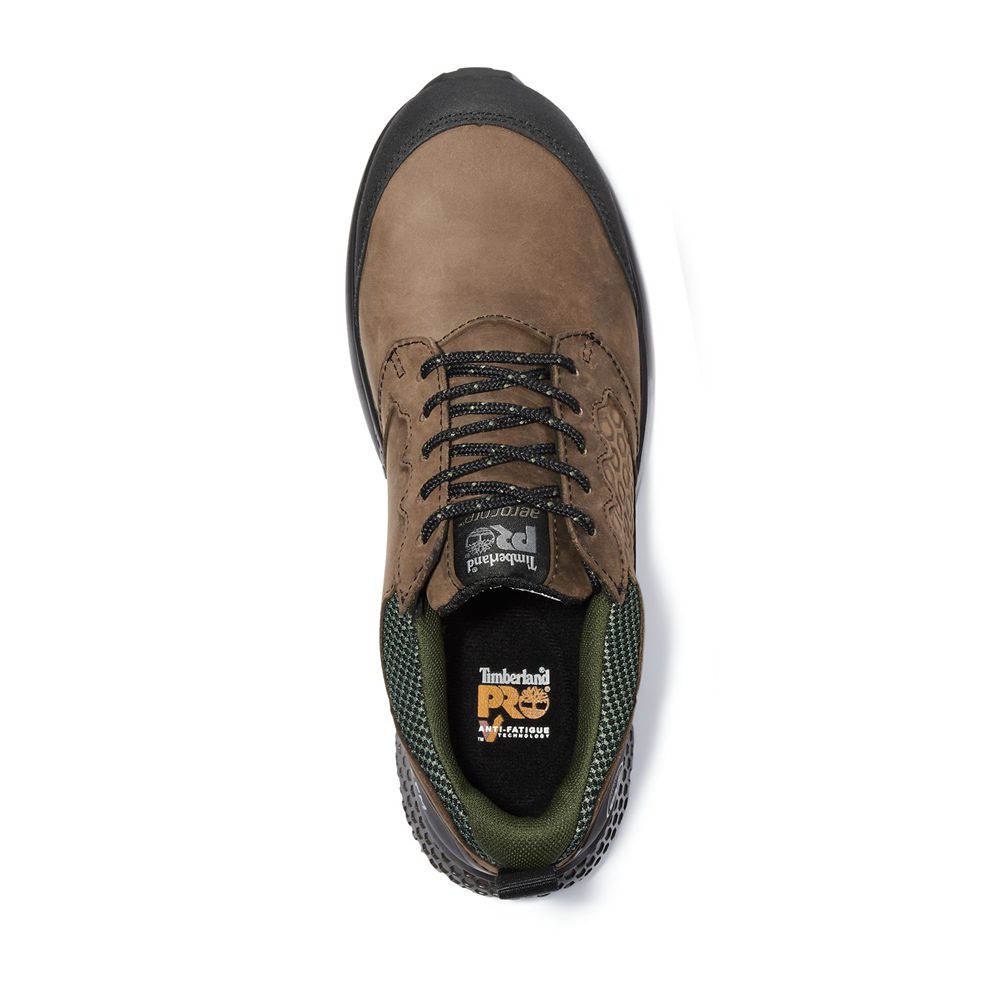 Timberland Παπούτσια Εργασίας Ανδρικα Καφε/Μαυρα - Pro® Reaxion Comp Toe - Greece 3402987-AG